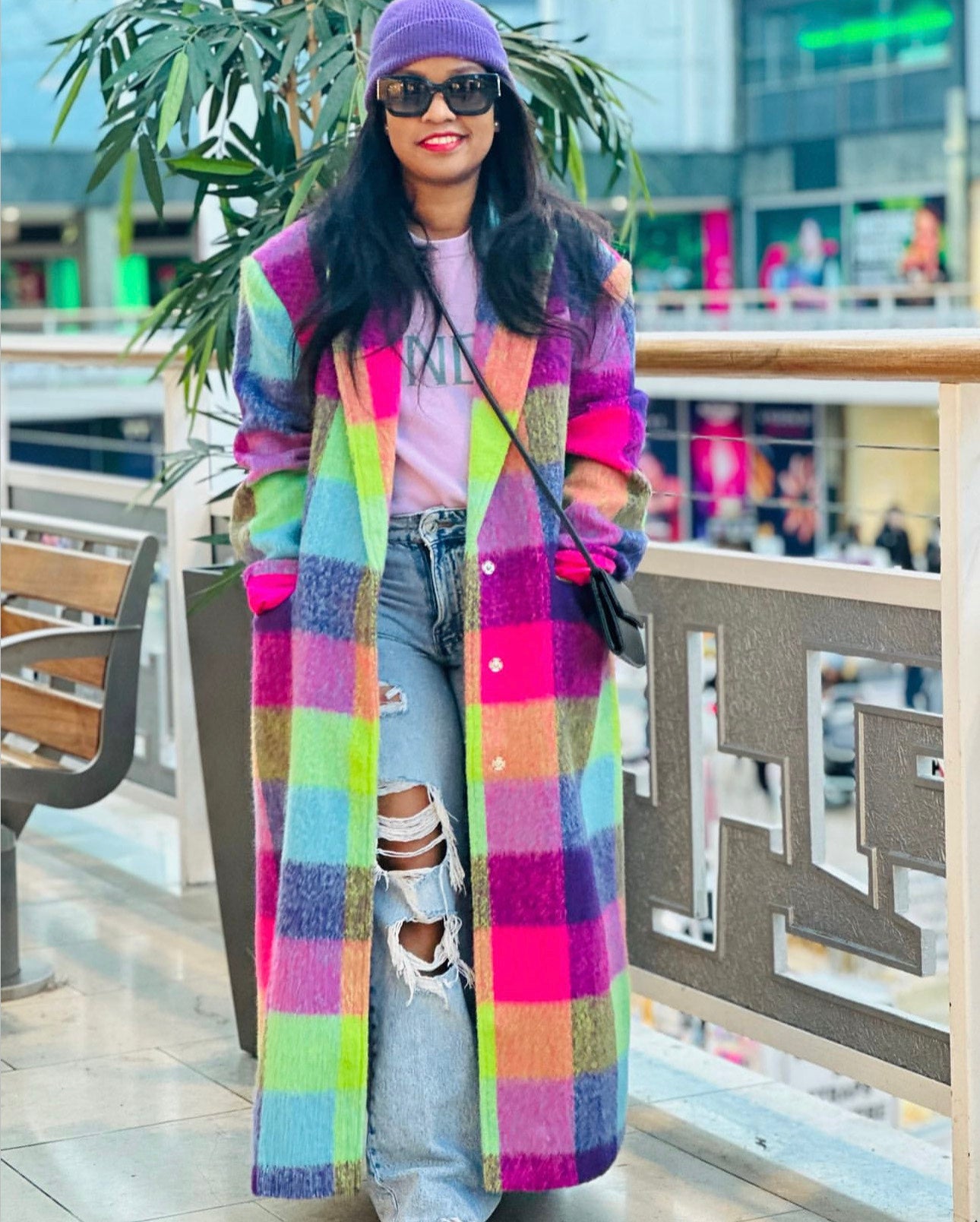 Multi Coloured Winter Coat