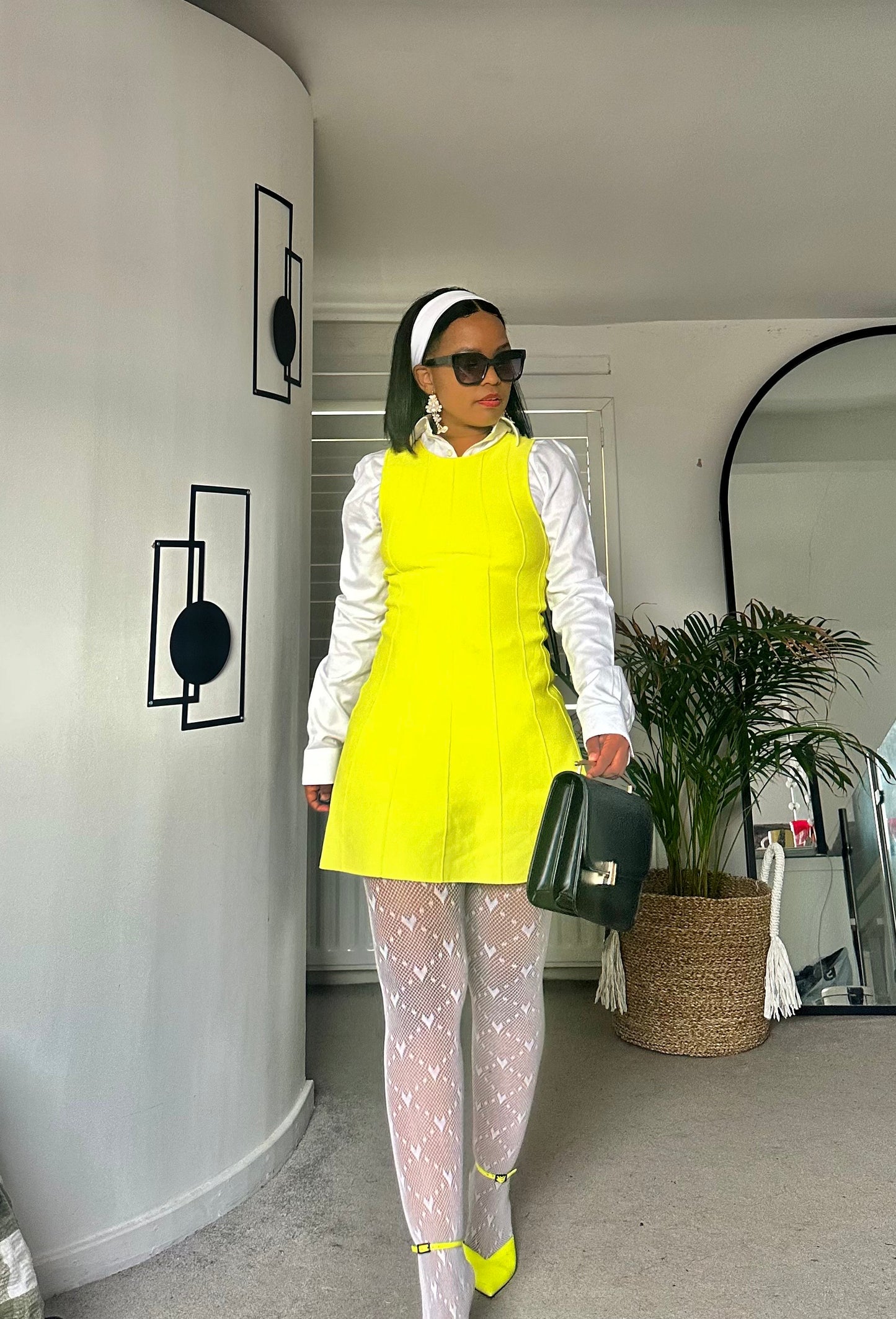 white mesh Stockings