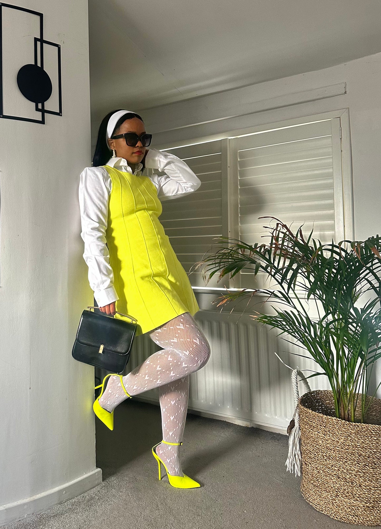 white mesh Stockings