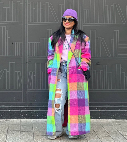 Multi Coloured Winter Coat