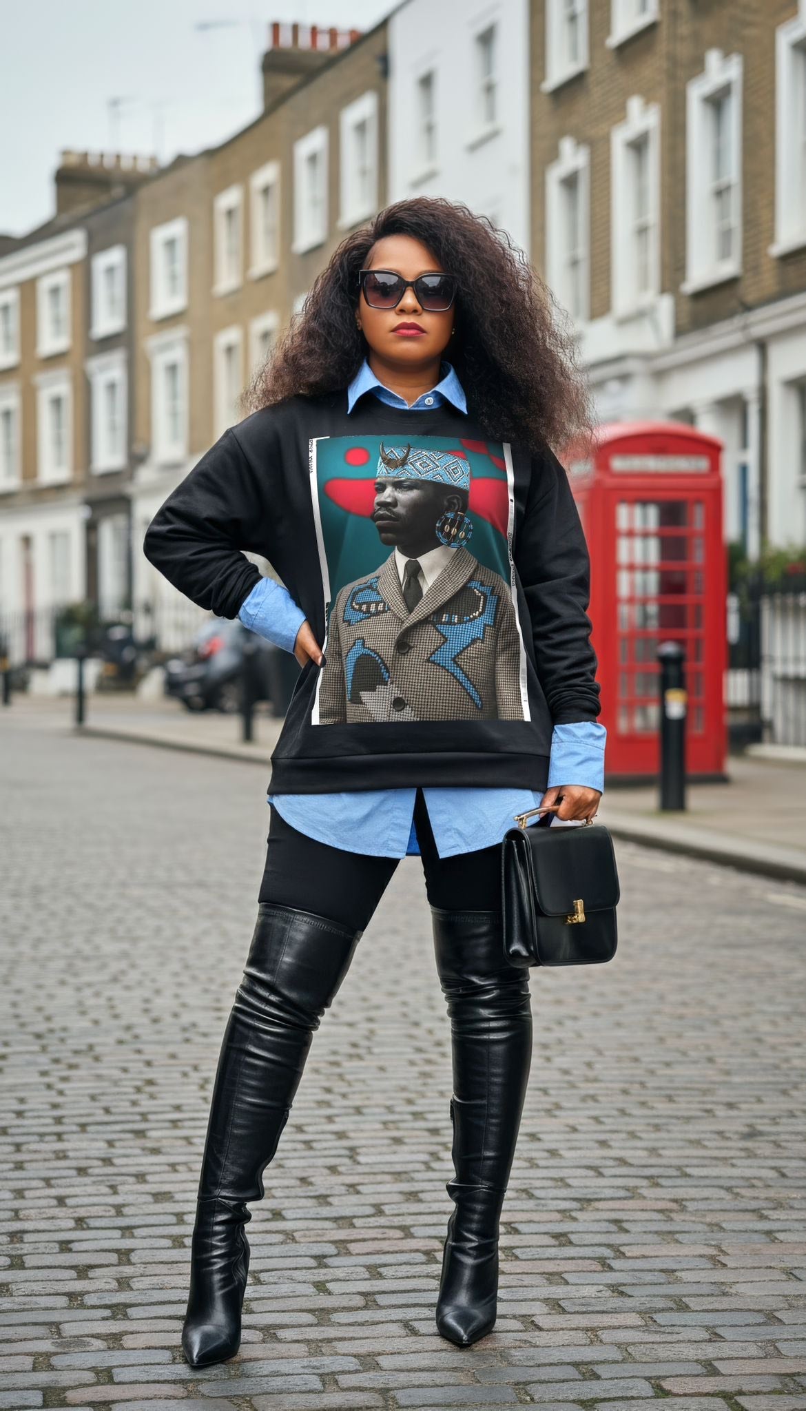 Long sleeved sweatshirt